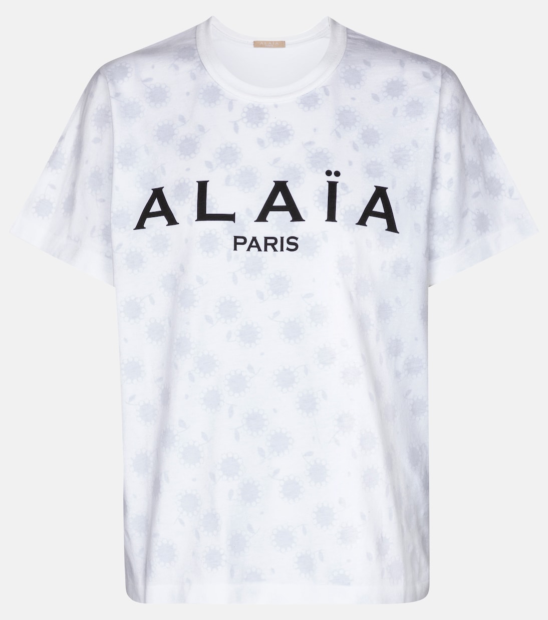 Camiseta de punto fino con logo | Alaïa