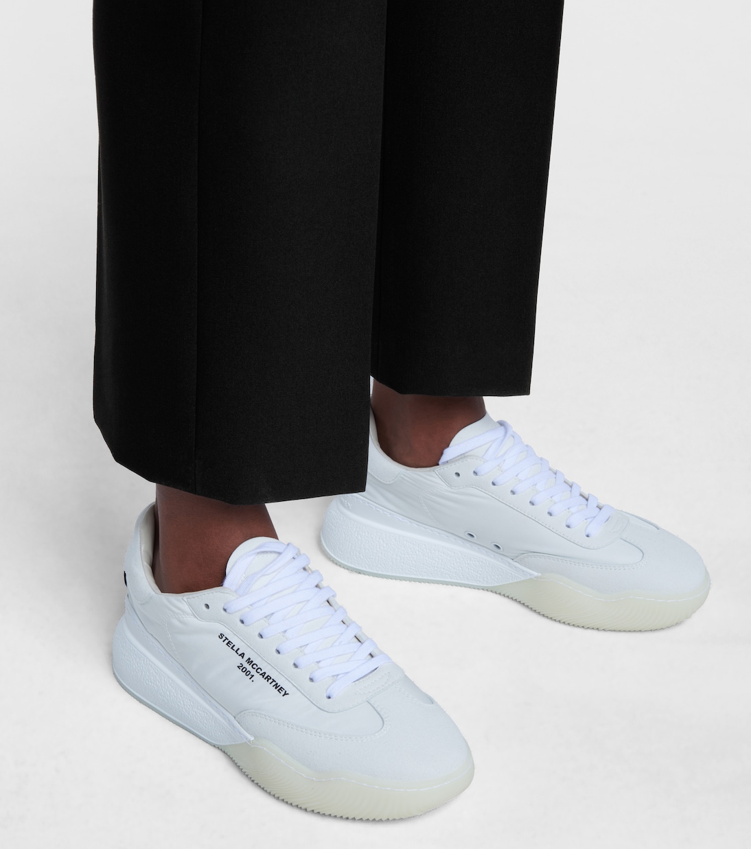 High-Rise-Hose Carlie aus Wolle | Stella McCartney