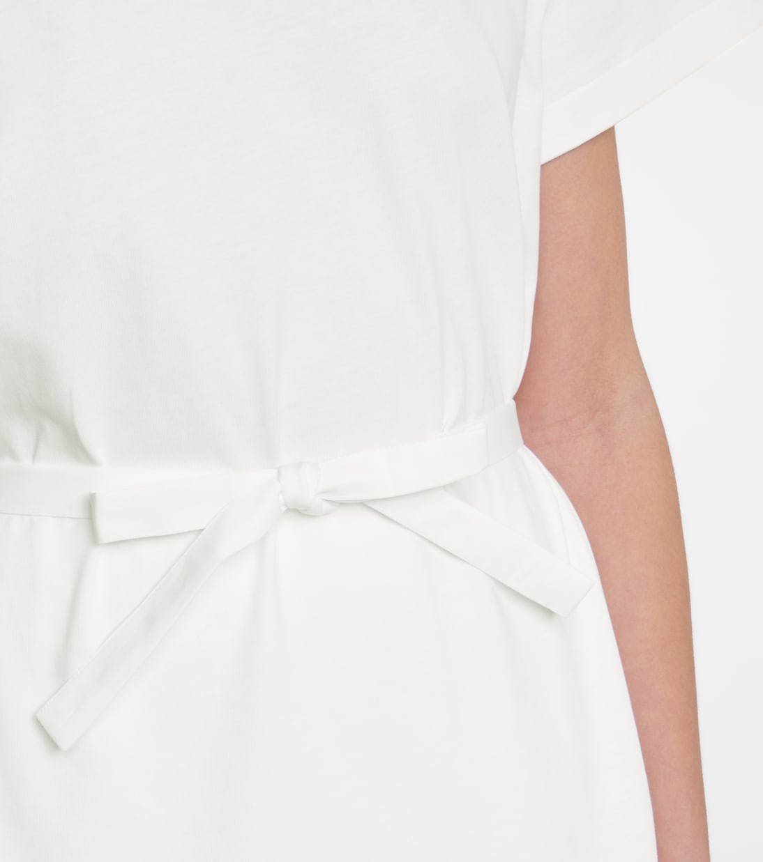 Camiseta de algodón con péplum | Alaïa