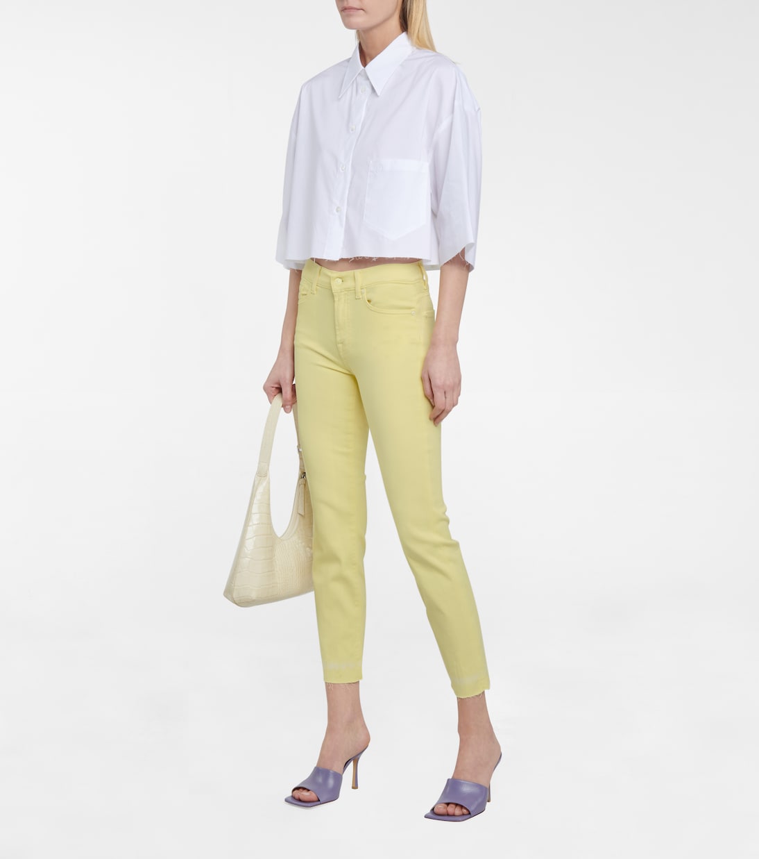 Roxanne mid-rise slim jeans | 7 For All Mankind
