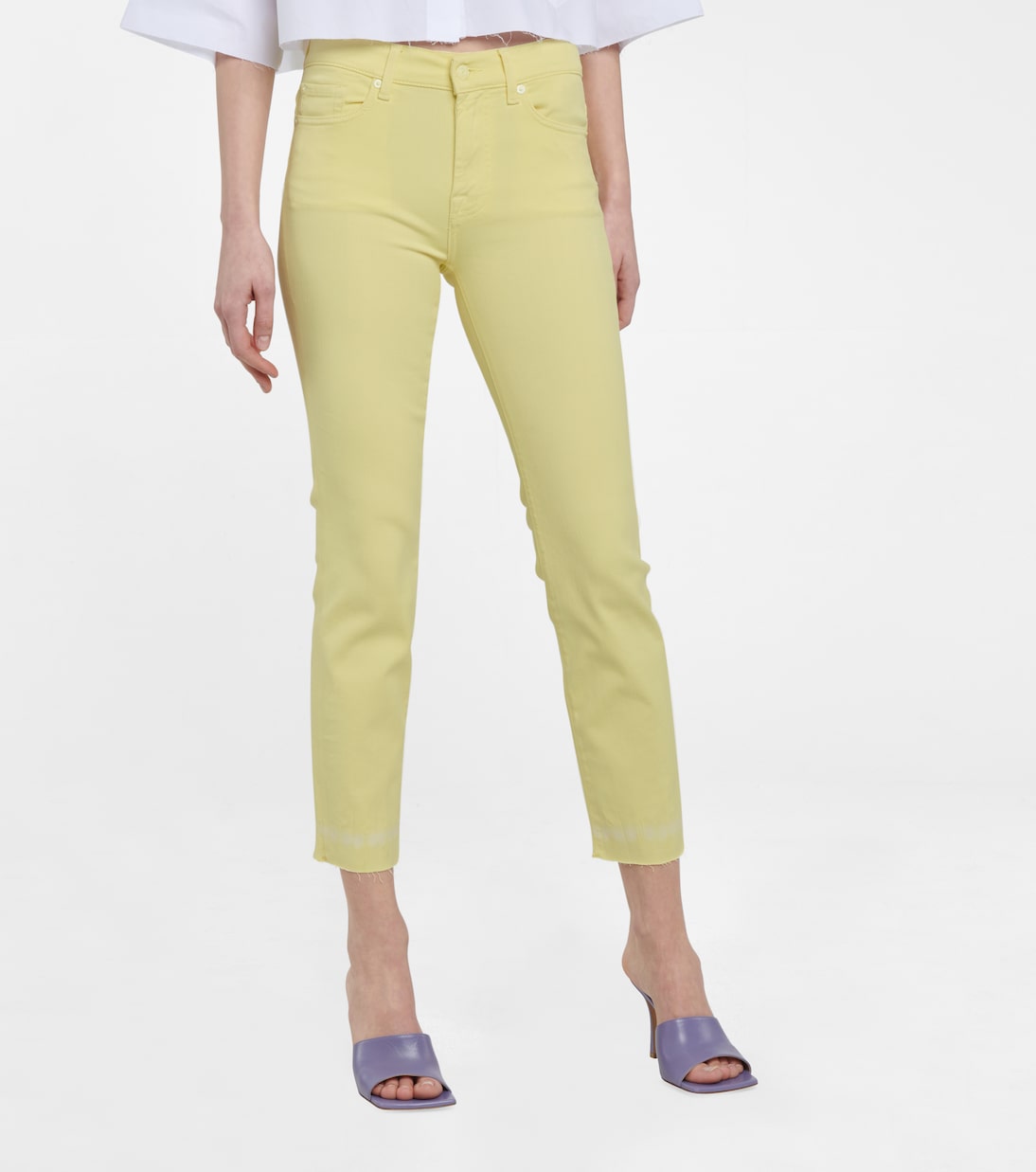 Roxanne mid-rise slim jeans | 7 For All Mankind