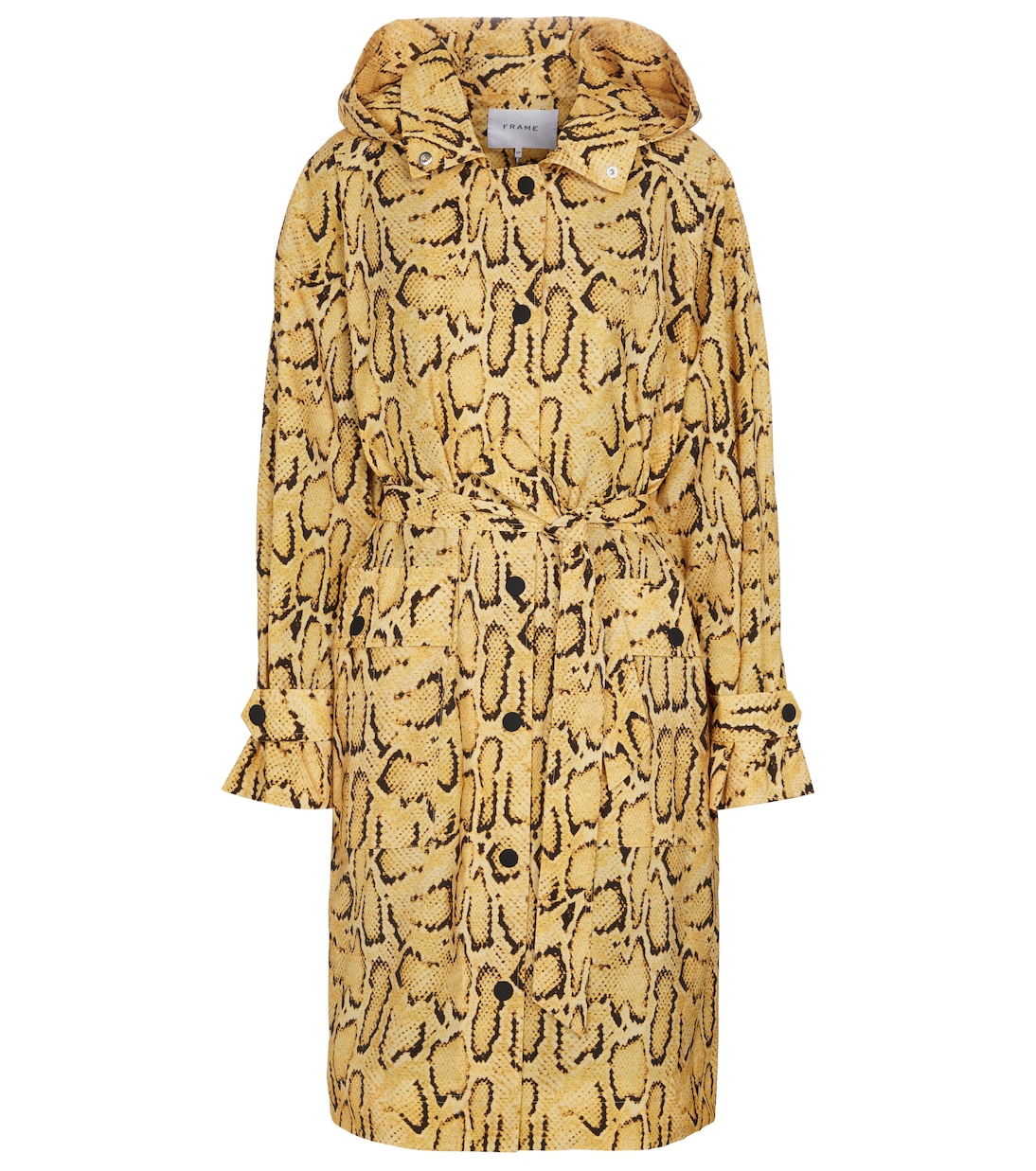 Python-print trench coat | Frame