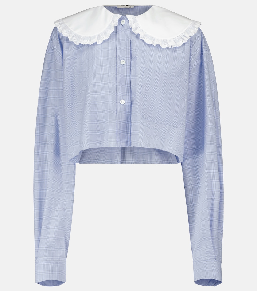 Bluse aus Baumwollpopeline | Miu Miu