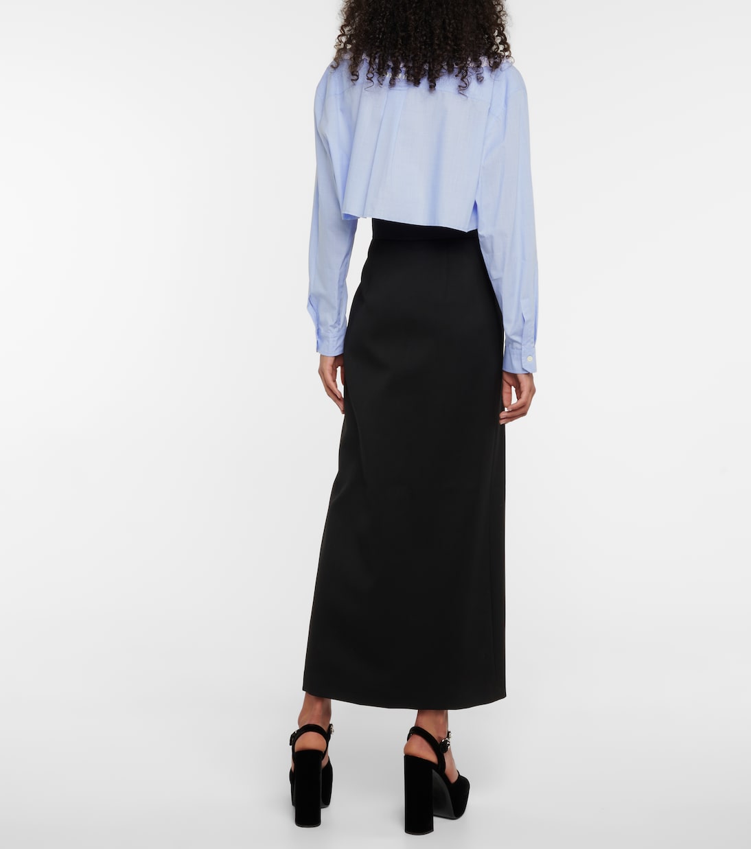 Bluse aus Baumwollpopeline | Miu Miu
