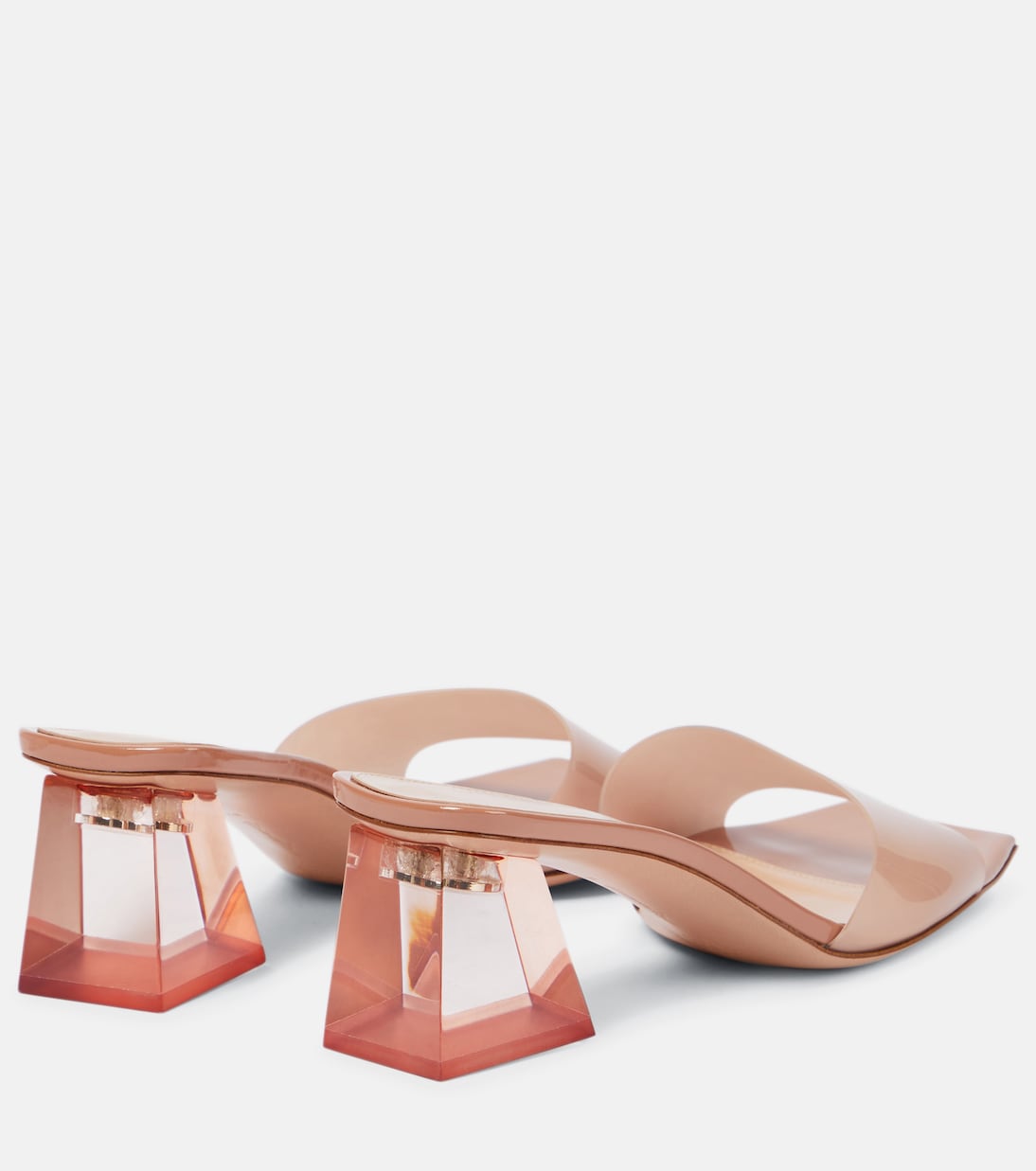 Pantoletten Cosmic 55 mit Lackleder | Gianvito Rossi