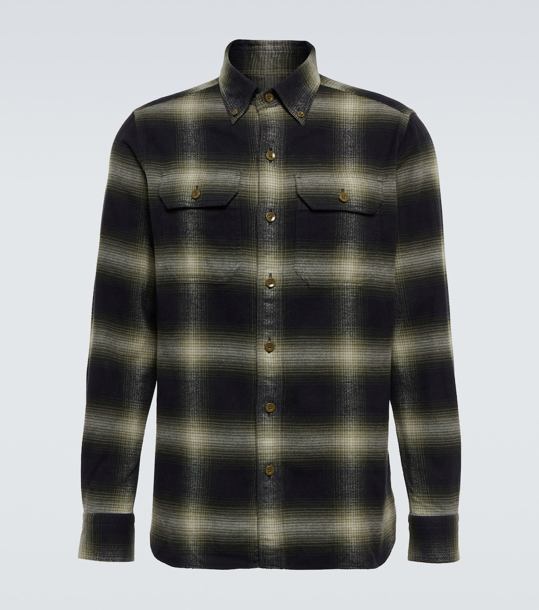Camicia in cotone a quadri | Tom Ford
