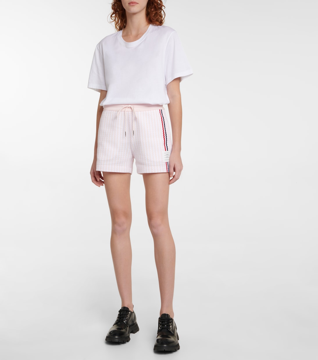 Shorts in cotone a righe | Thom Browne