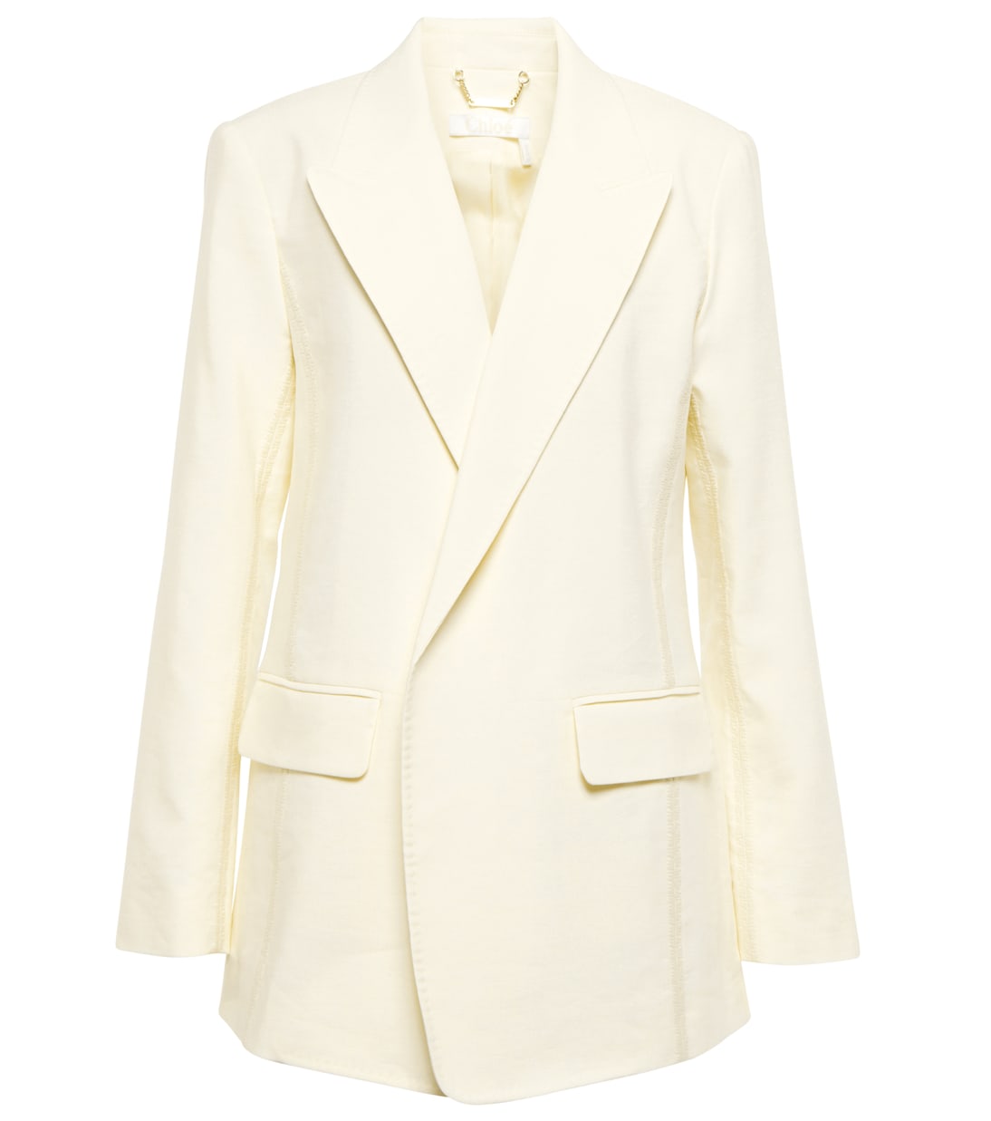 Blazer in twill di lino e seta | Chloé