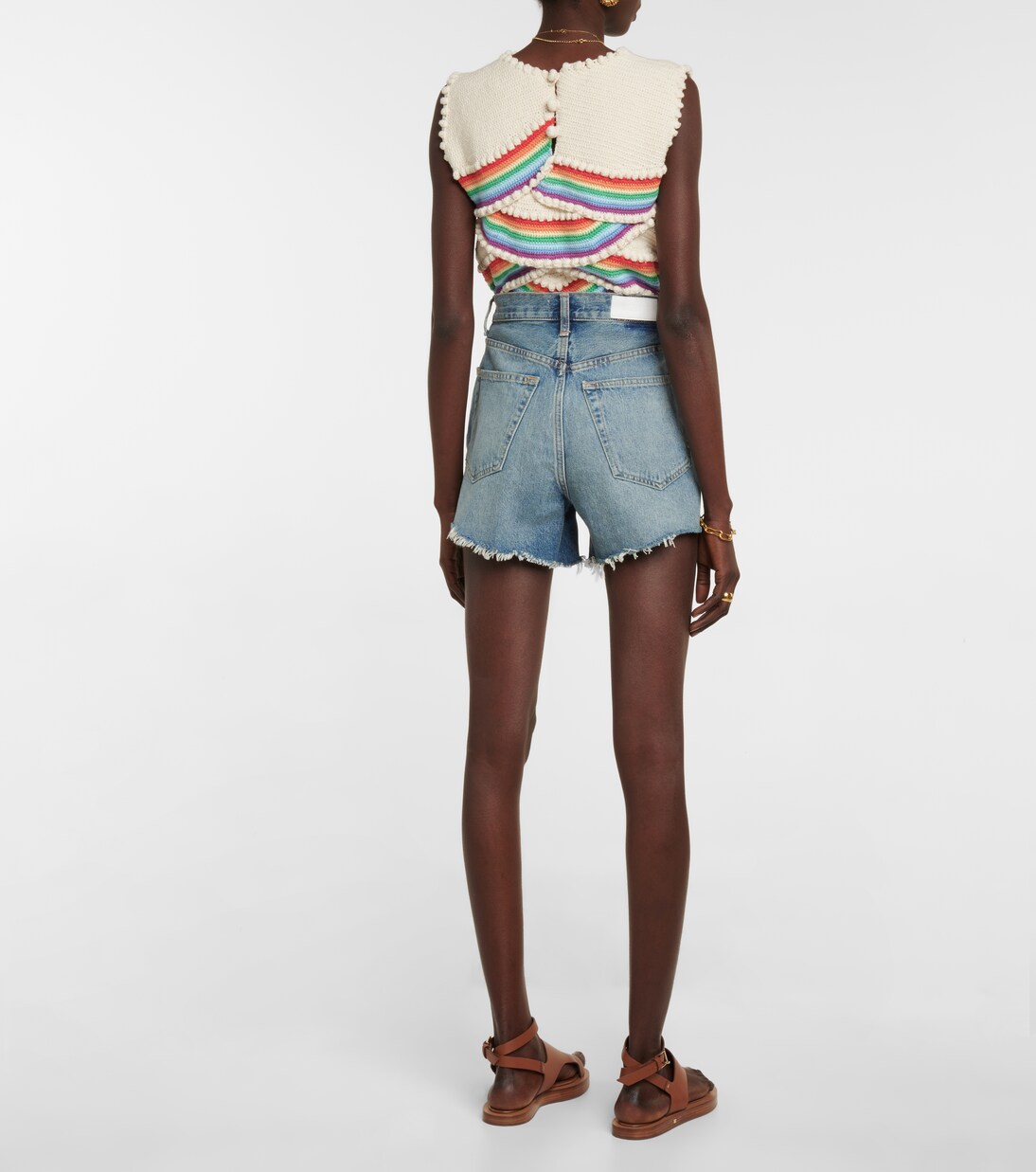 Shorts di jeans distressed 50s | Re/Done