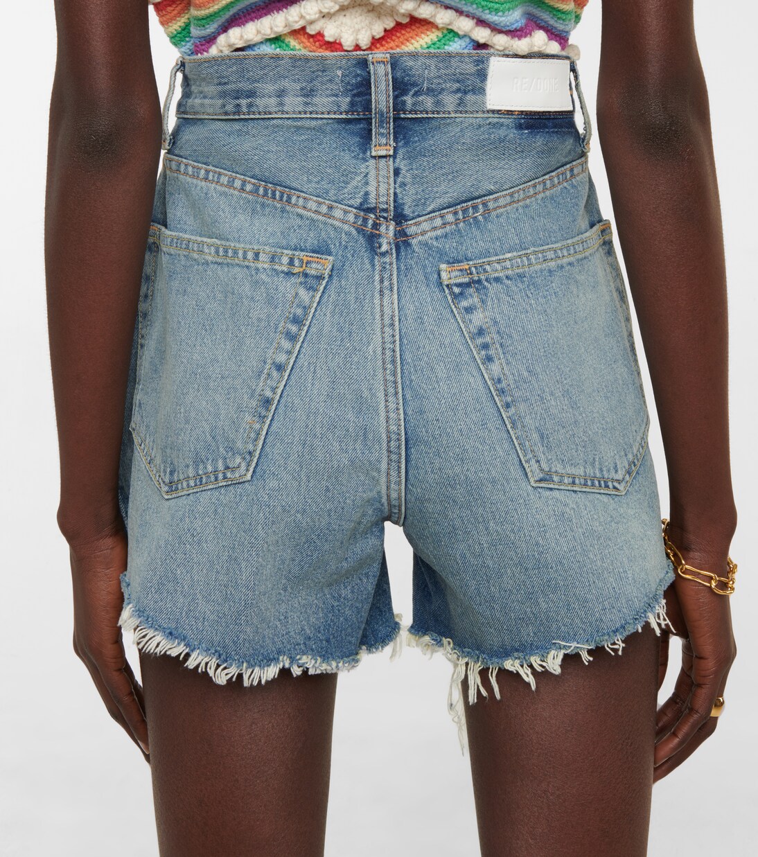Shorts di jeans distressed 50s | Re/Done