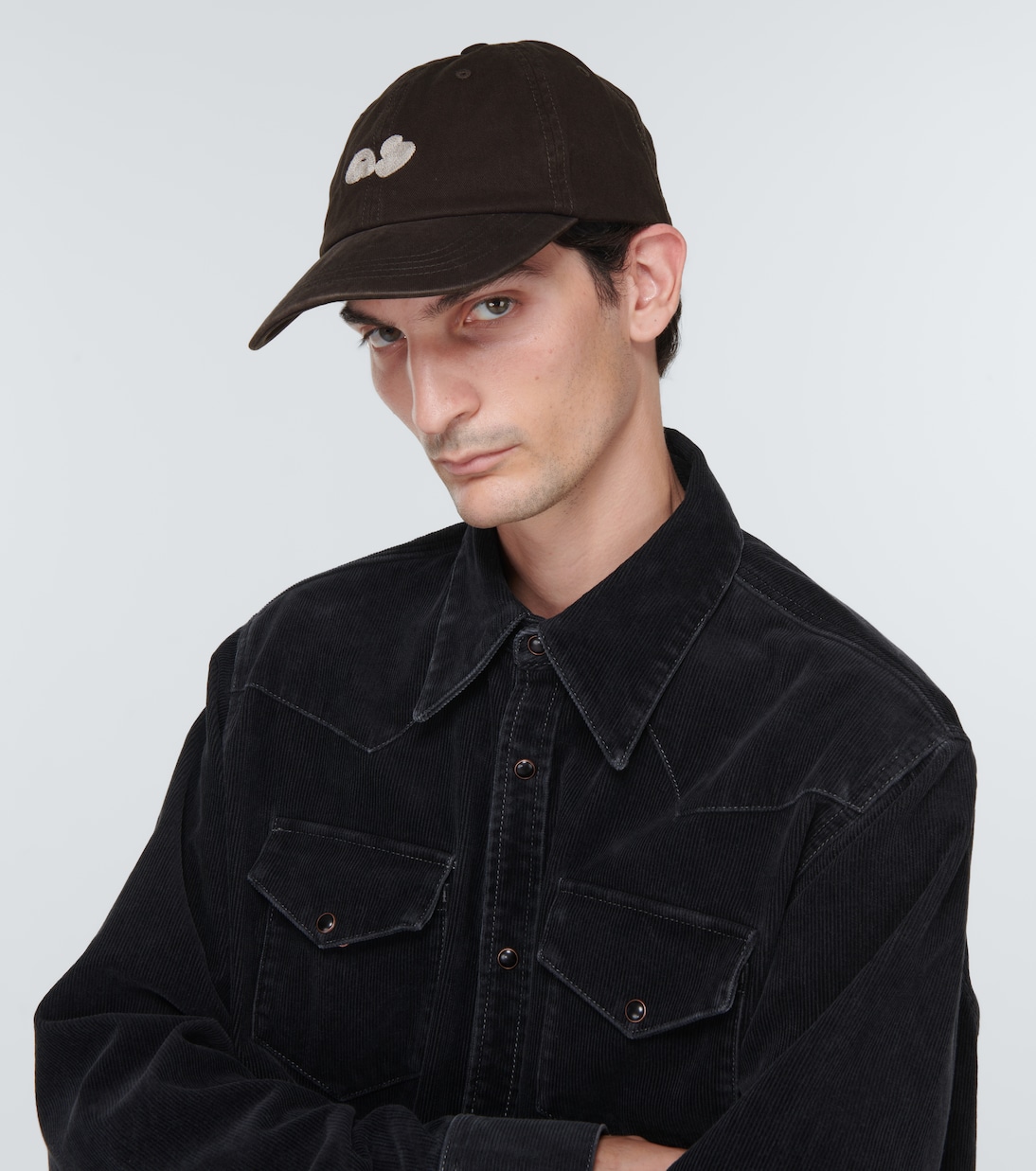 Gorra de algodón con logo | Acne Studios