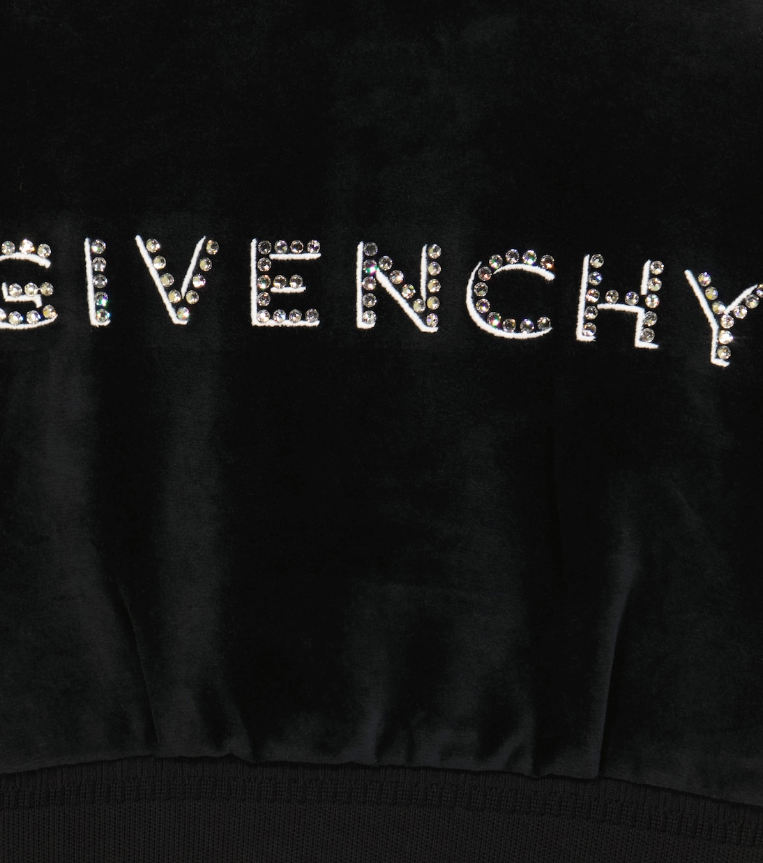 Cardigan en velours de coton mélangé | Givenchy Kids