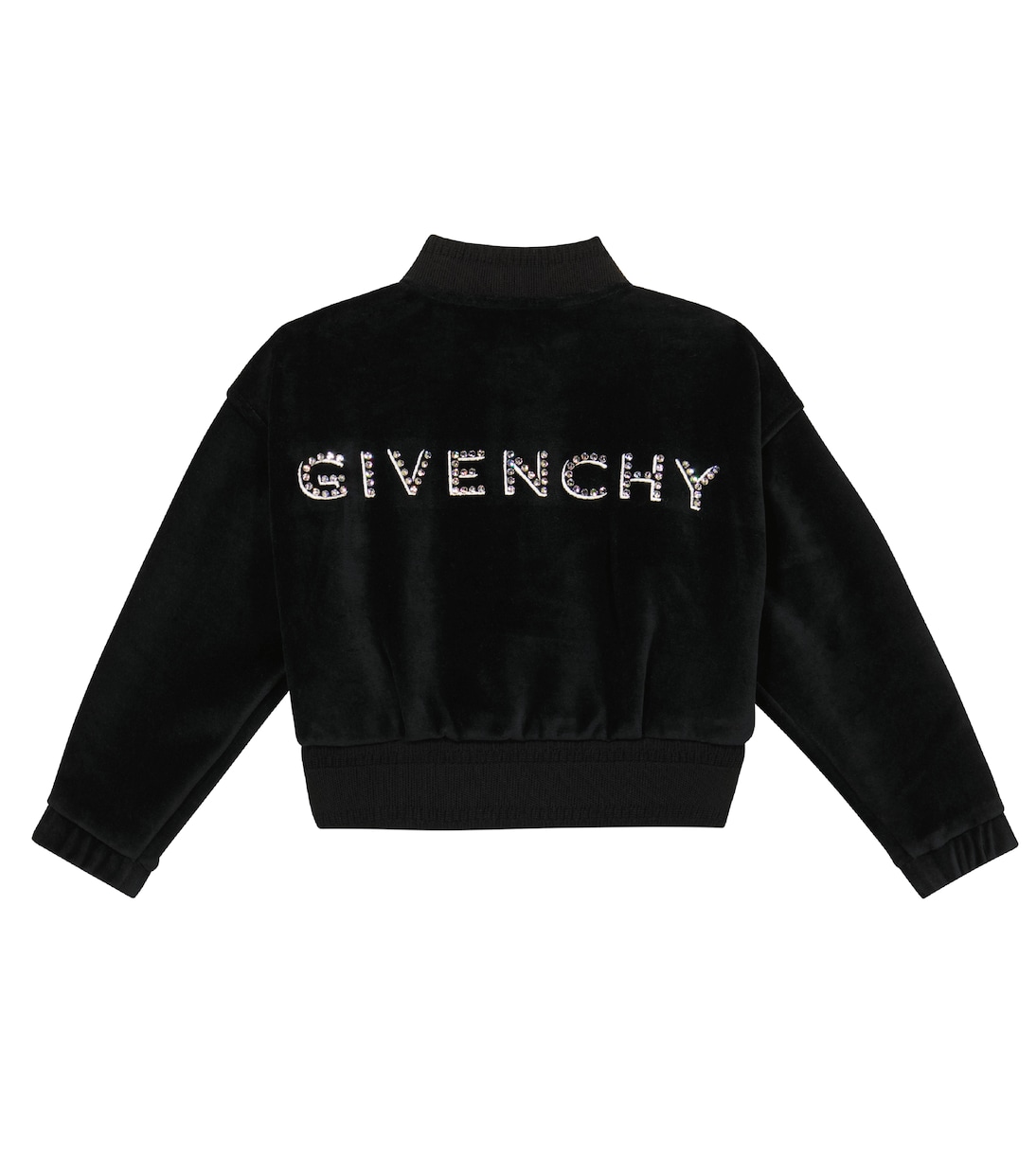 Cardigan en velours de coton mélangé | Givenchy Kids