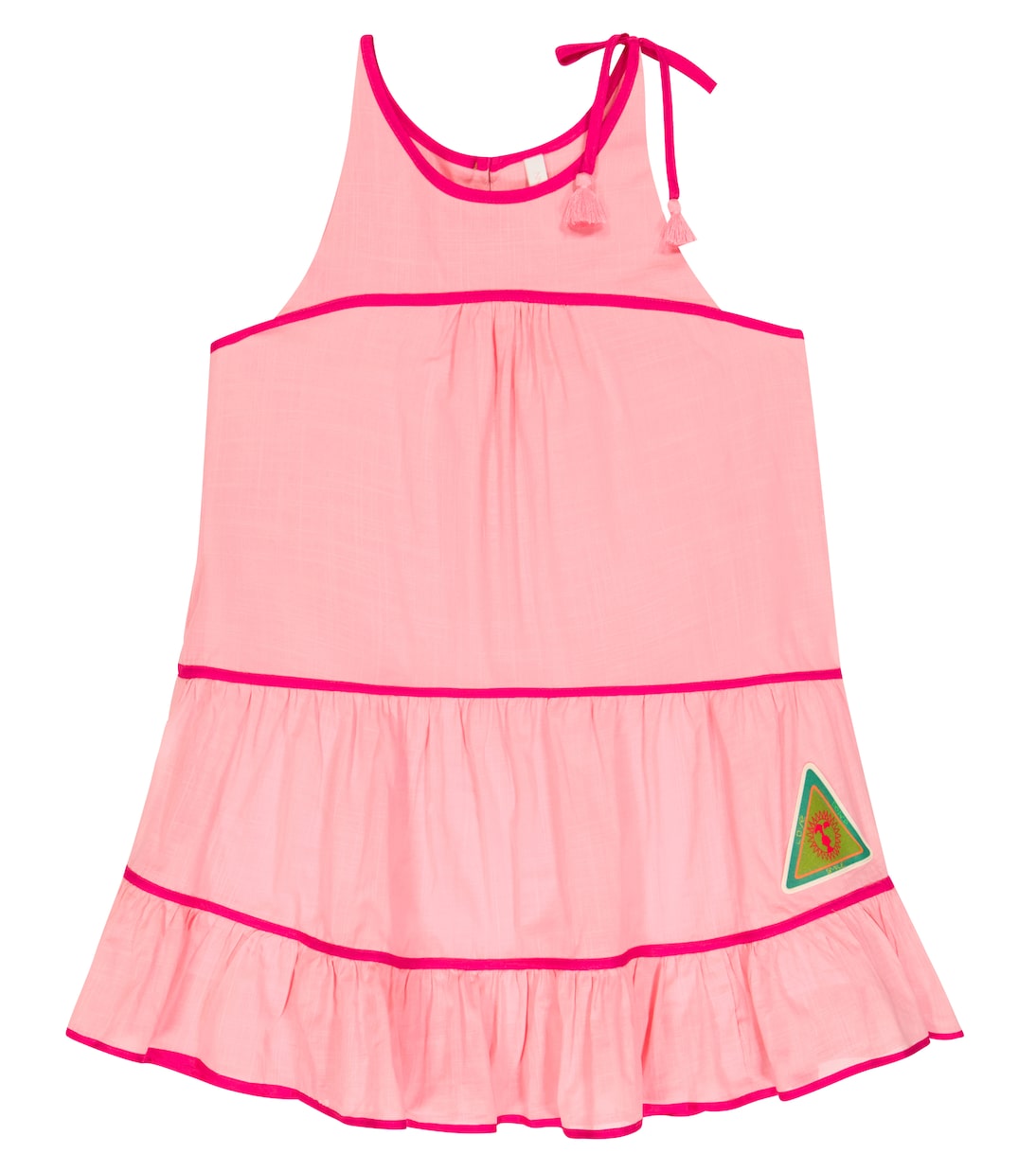 Abito Tiggy in cotone a balze | Zimmermann Kids