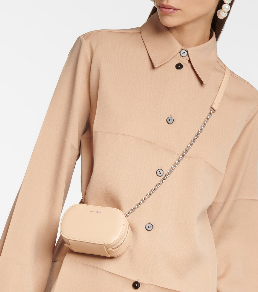 Borsa a tracolla Mini in pelle | Jil Sander
