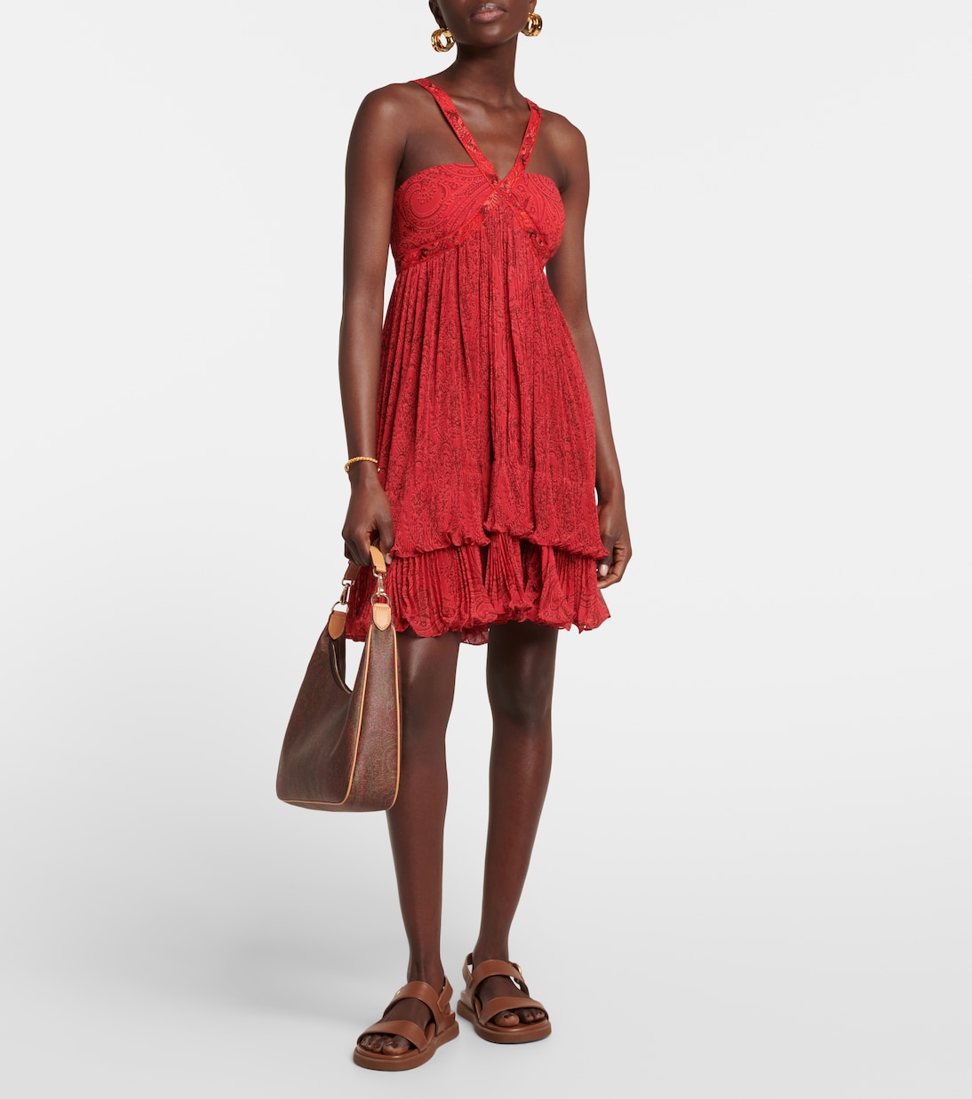 Vestido corto halter estampado | Etro