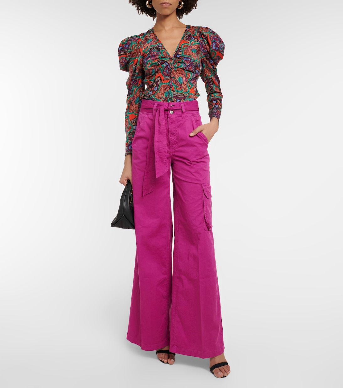 Pantalon cargo Belissa en coton | Veronica Beard