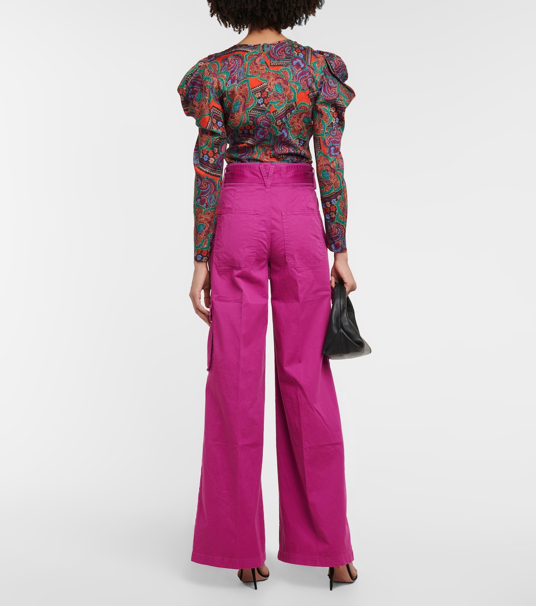 Pantalon cargo Belissa en coton | Veronica Beard
