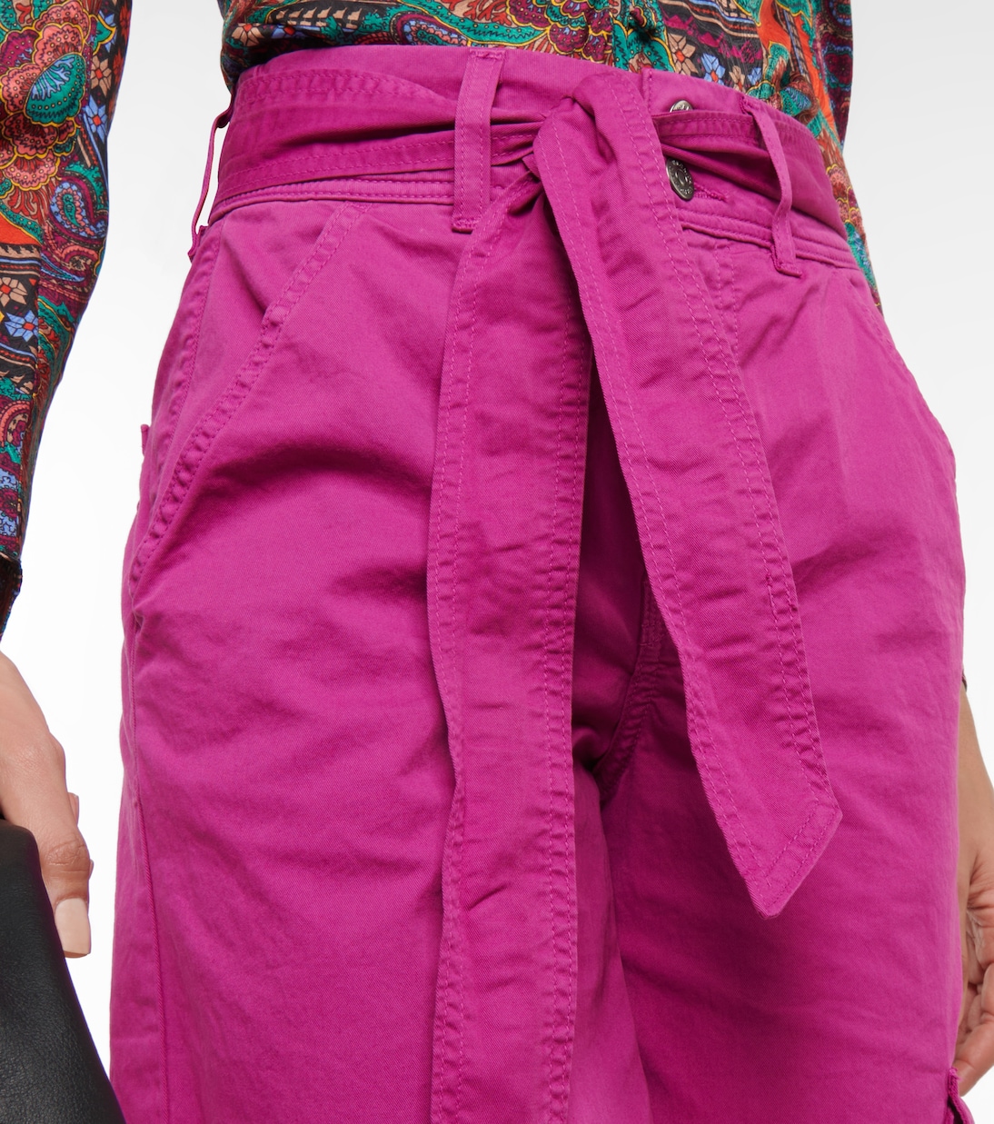 Pantalon cargo Belissa en coton | Veronica Beard