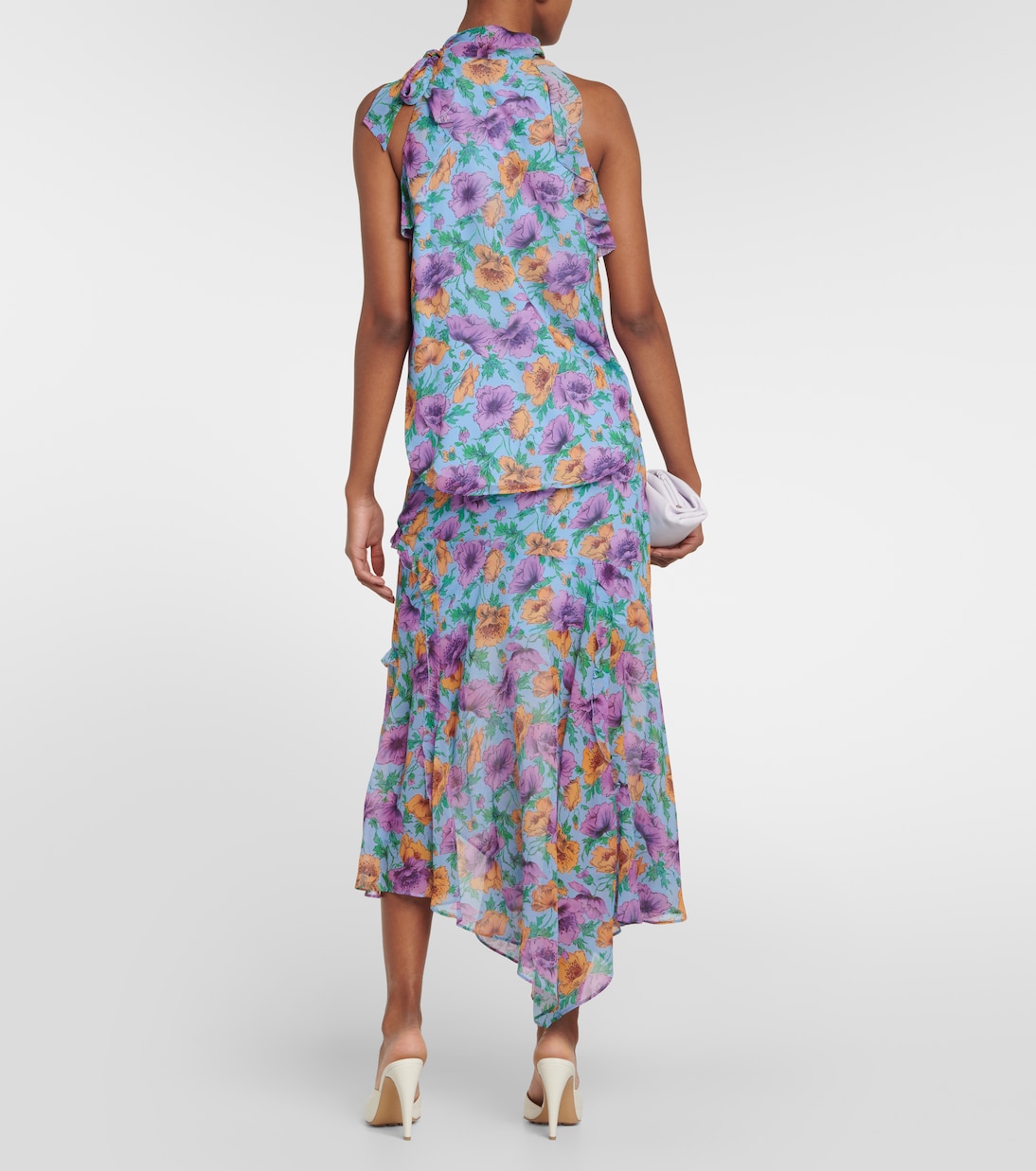 Top Dali de seda floral | Veronica Beard