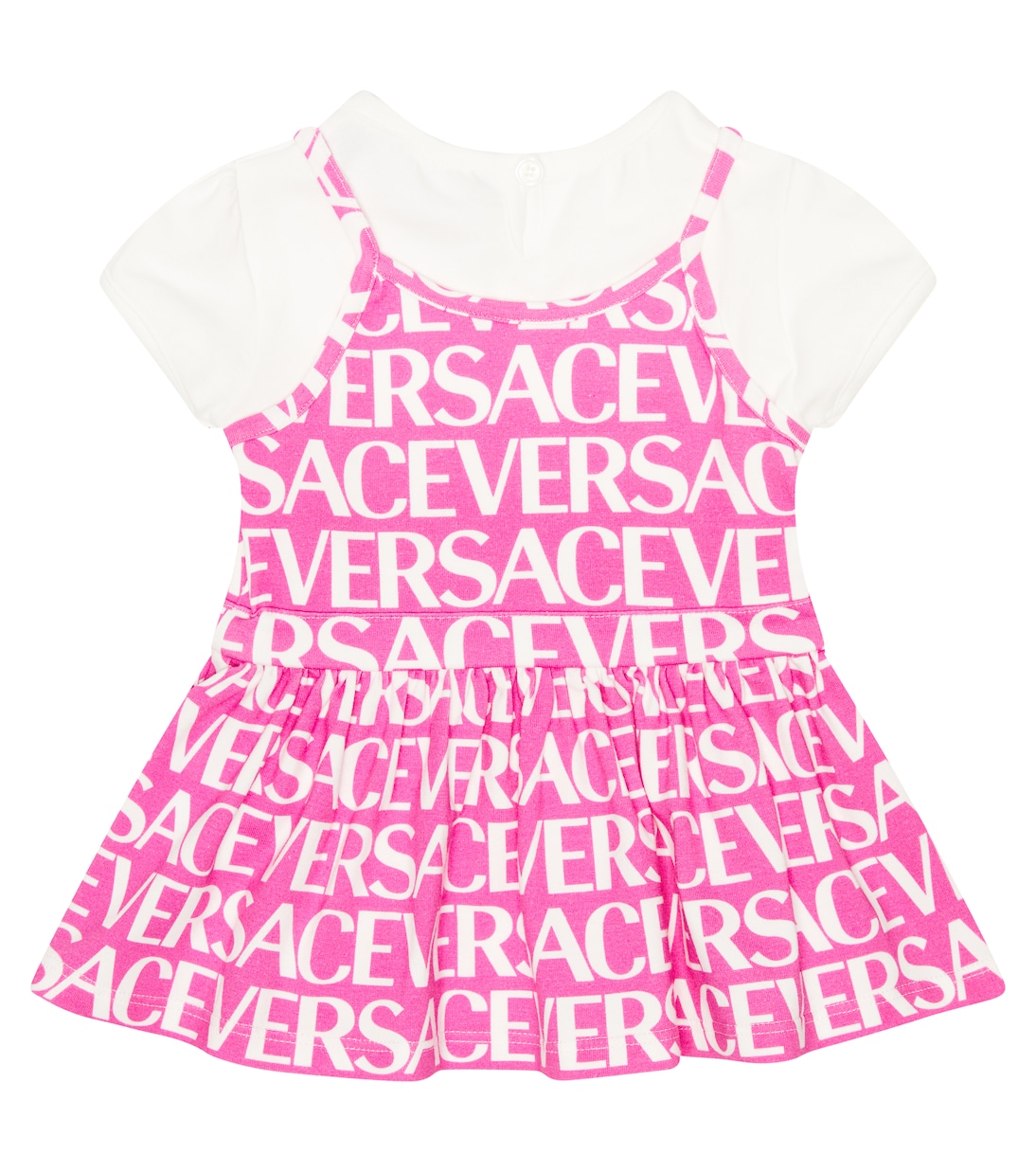 Bébé – Robe en jersey de coton mélangé | Versace Kids