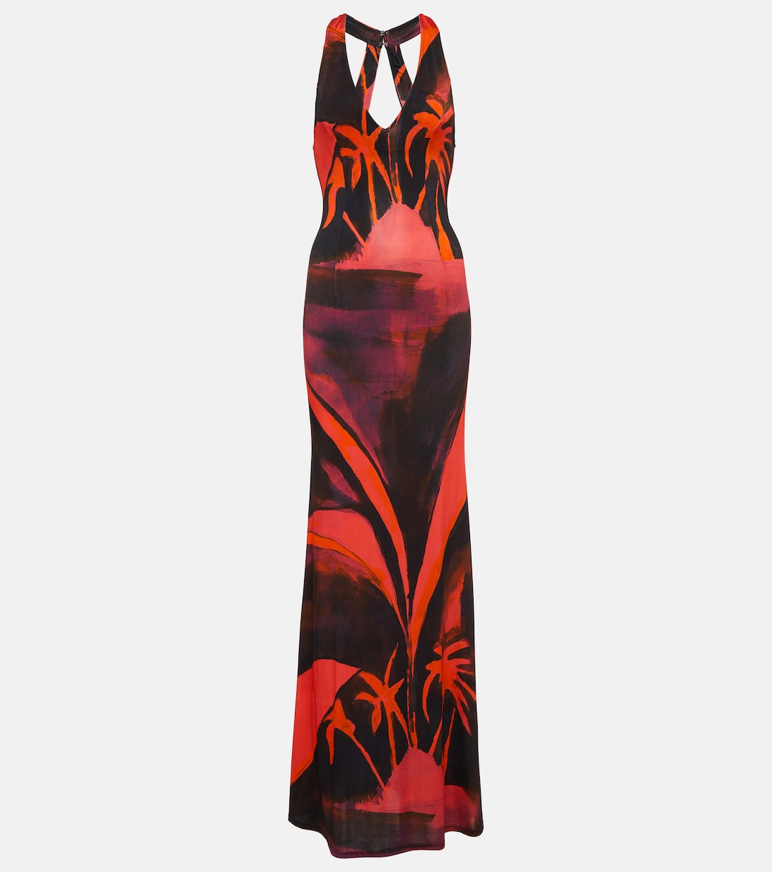 Maxikleid High Sea aus Jersey | Louisa Ballou