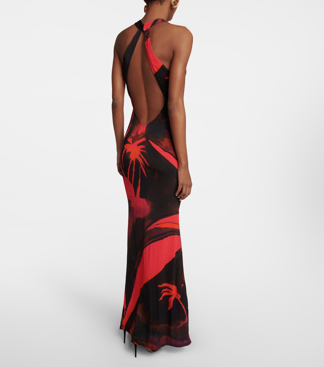 Maxikleid High Sea aus Jersey | Louisa Ballou