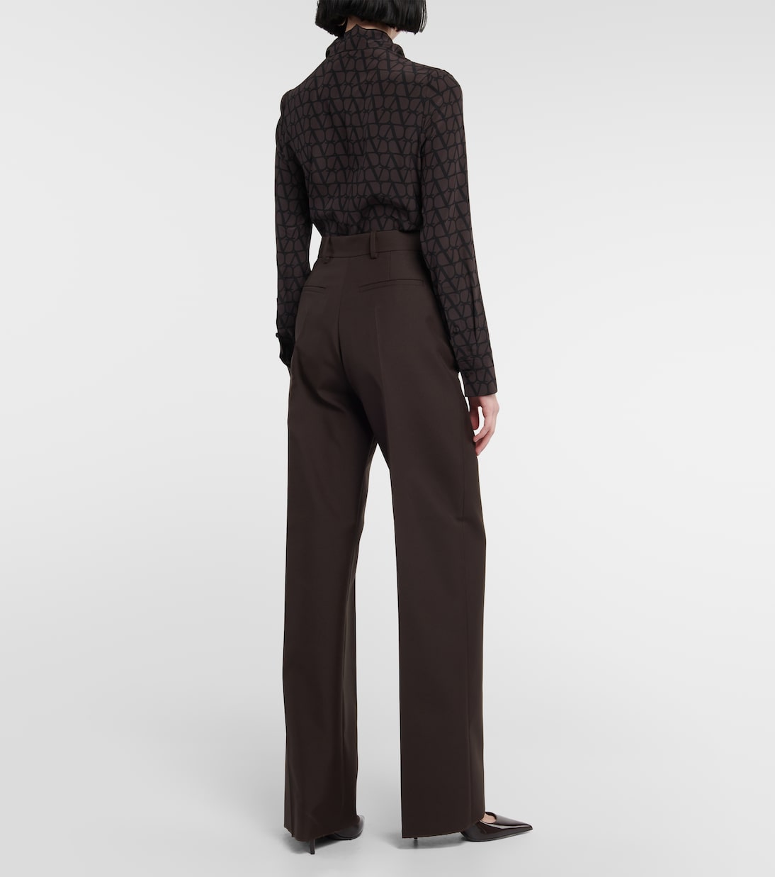 Pantalon ample à taille haute | Valentino
