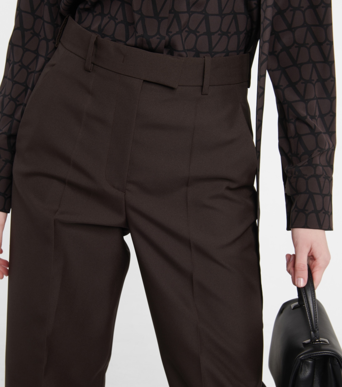 Pantalon ample à taille haute | Valentino