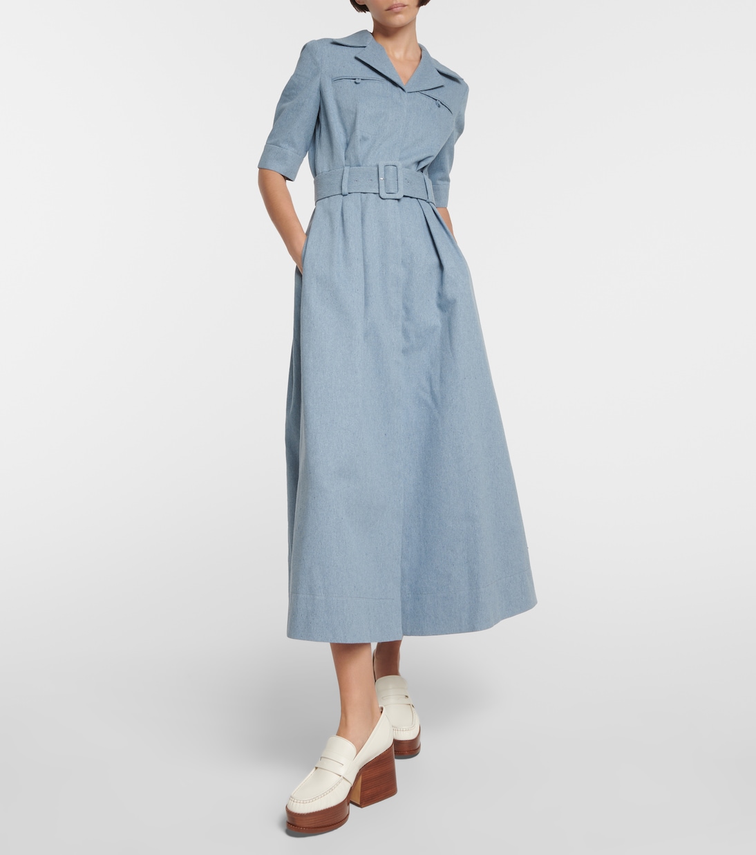 Augusta leather platform loafers | Gabriela Hearst