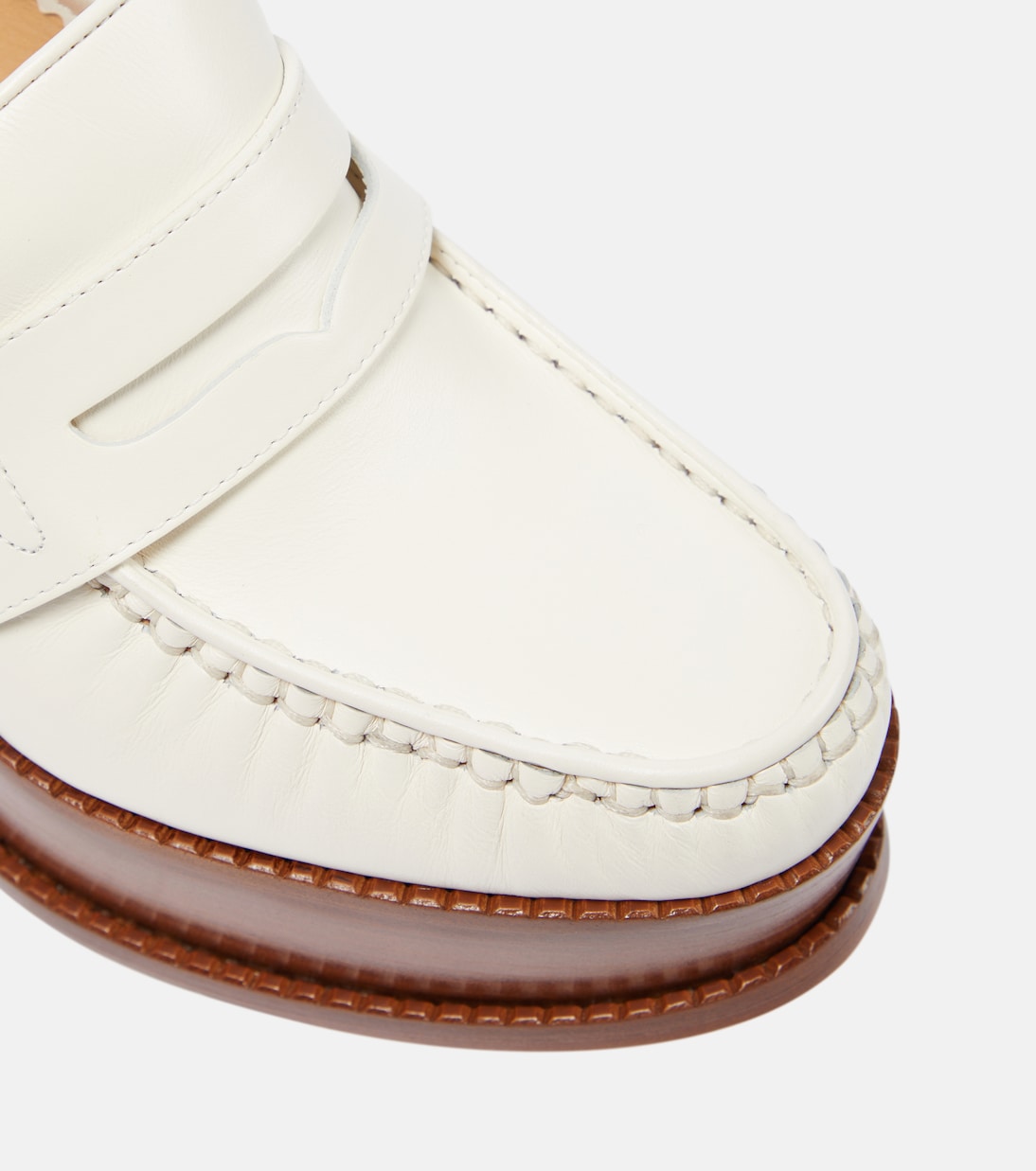 Augusta leather platform loafers | Gabriela Hearst
