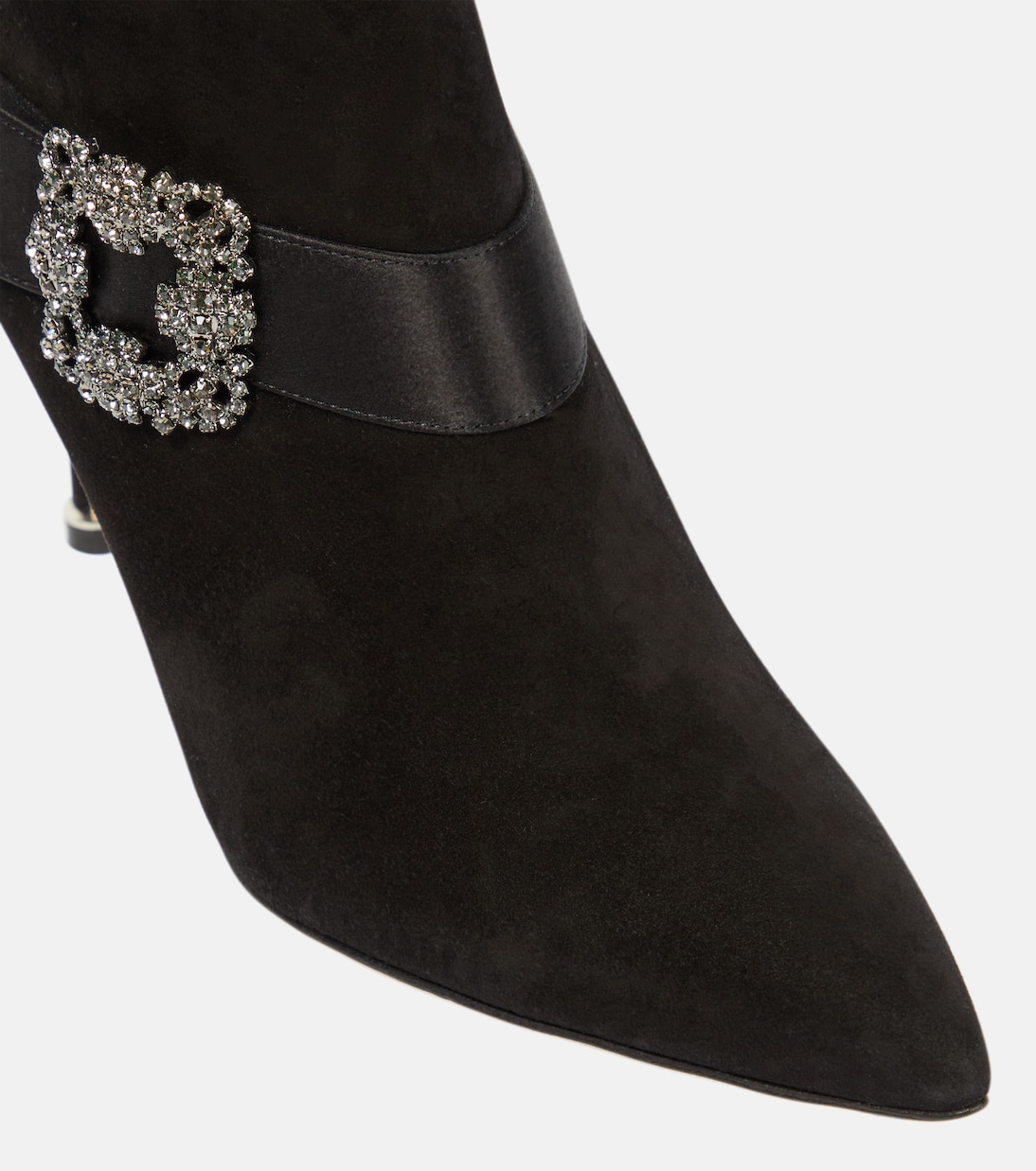 Stivaletti Plinianu in suede | Manolo Blahnik