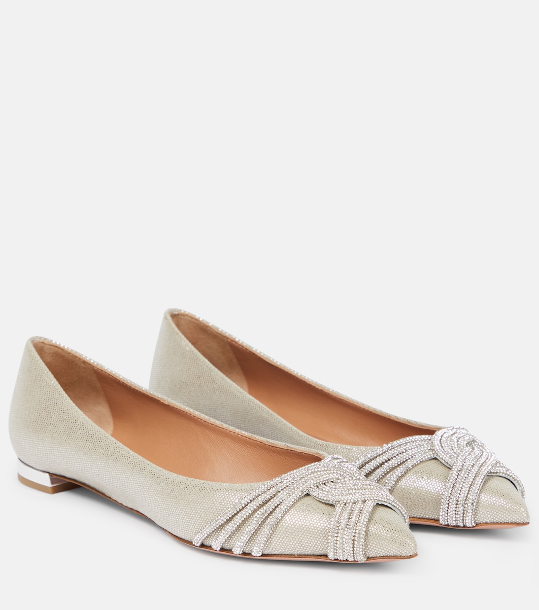 Verzierte Ballerinas Gatsby aus Satin | Aquazzura