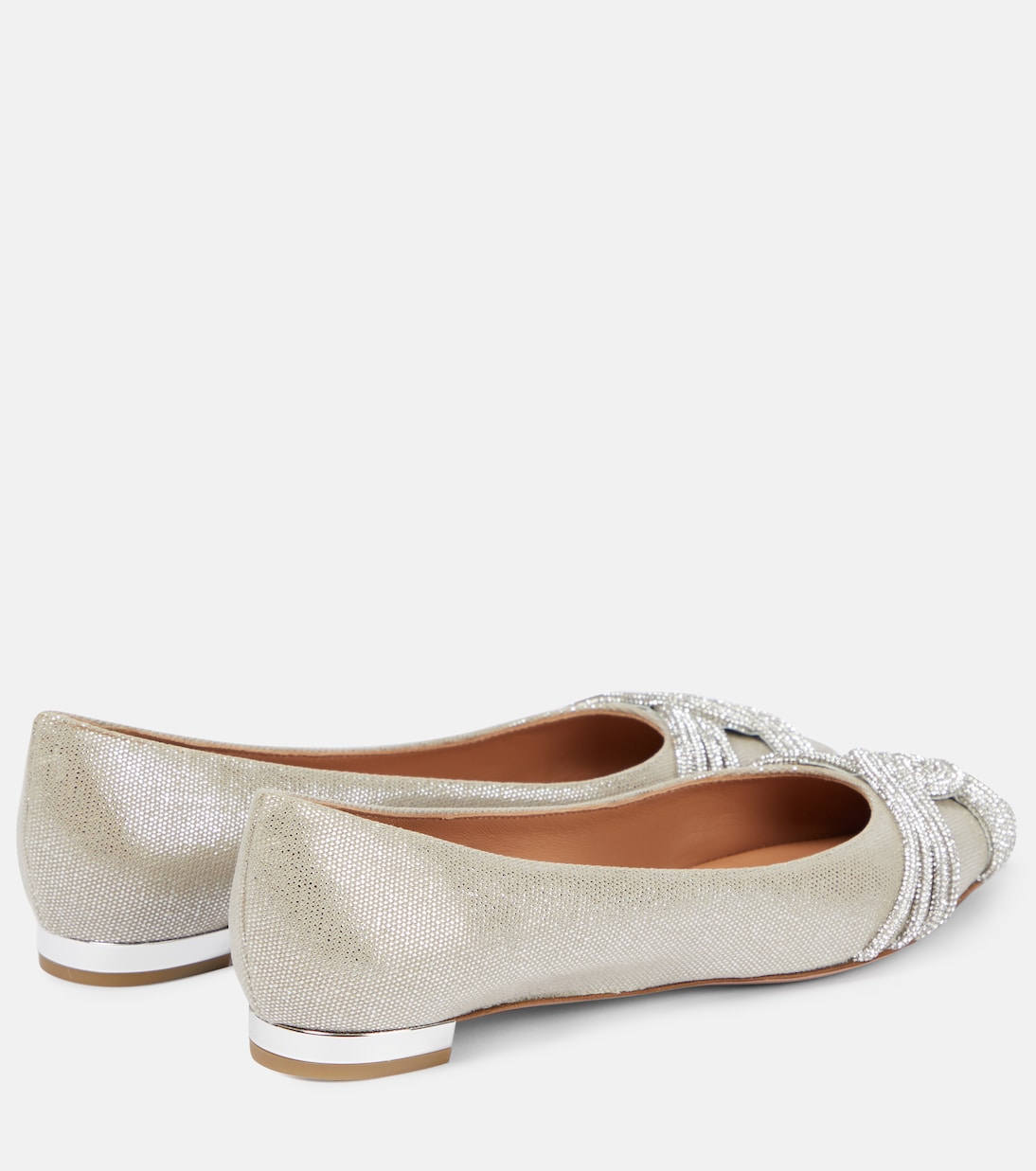 Verzierte Ballerinas Gatsby aus Satin | Aquazzura