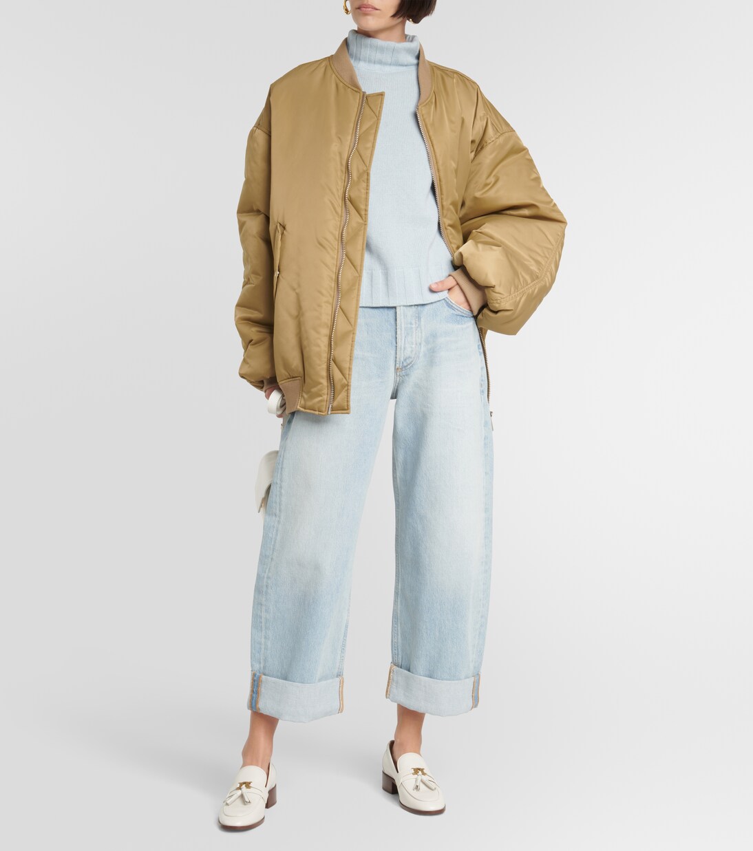 Wool and cashmere turtleneck sweater | Jardin des Orangers