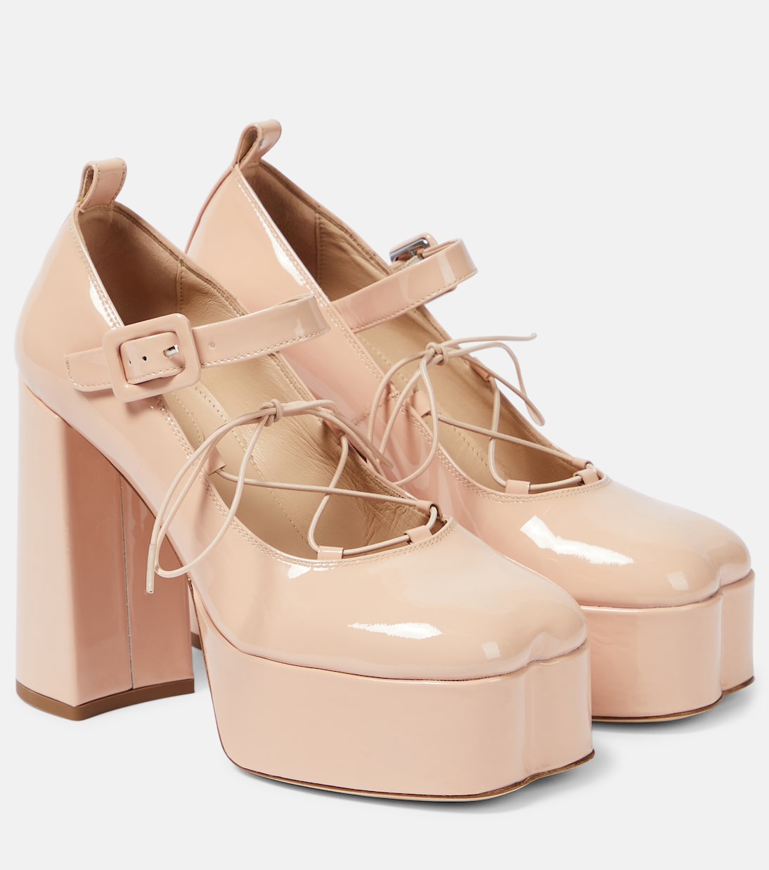 Pumps in vernice con plateau | Simone Rocha