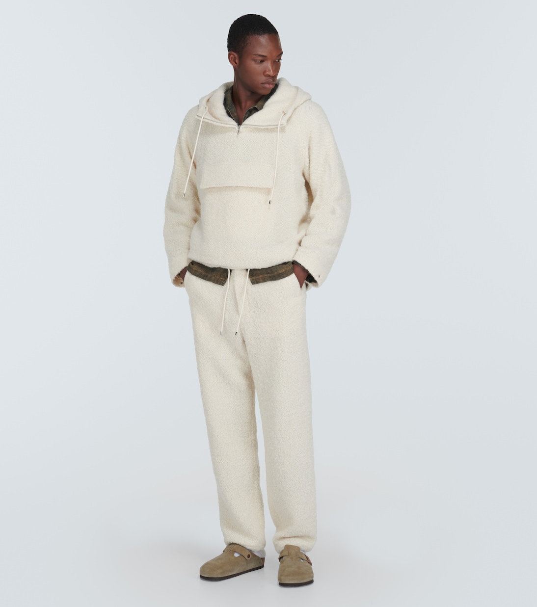 Felpa oversize in lana e alpaca | Auralee