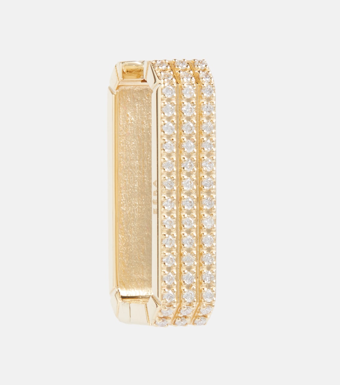 Boucle d’oreille unique Long Candy en or 18 ct et diamants | Eéra