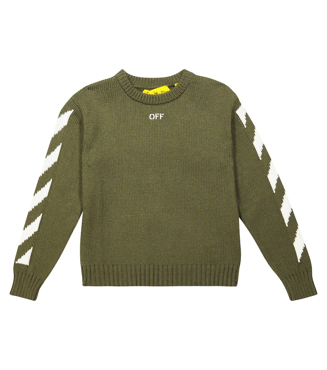 Pullover in cotone con logo | Off-White Kids