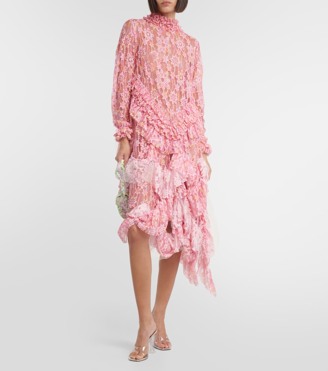 Robe midi en dentelle | Susan Fang