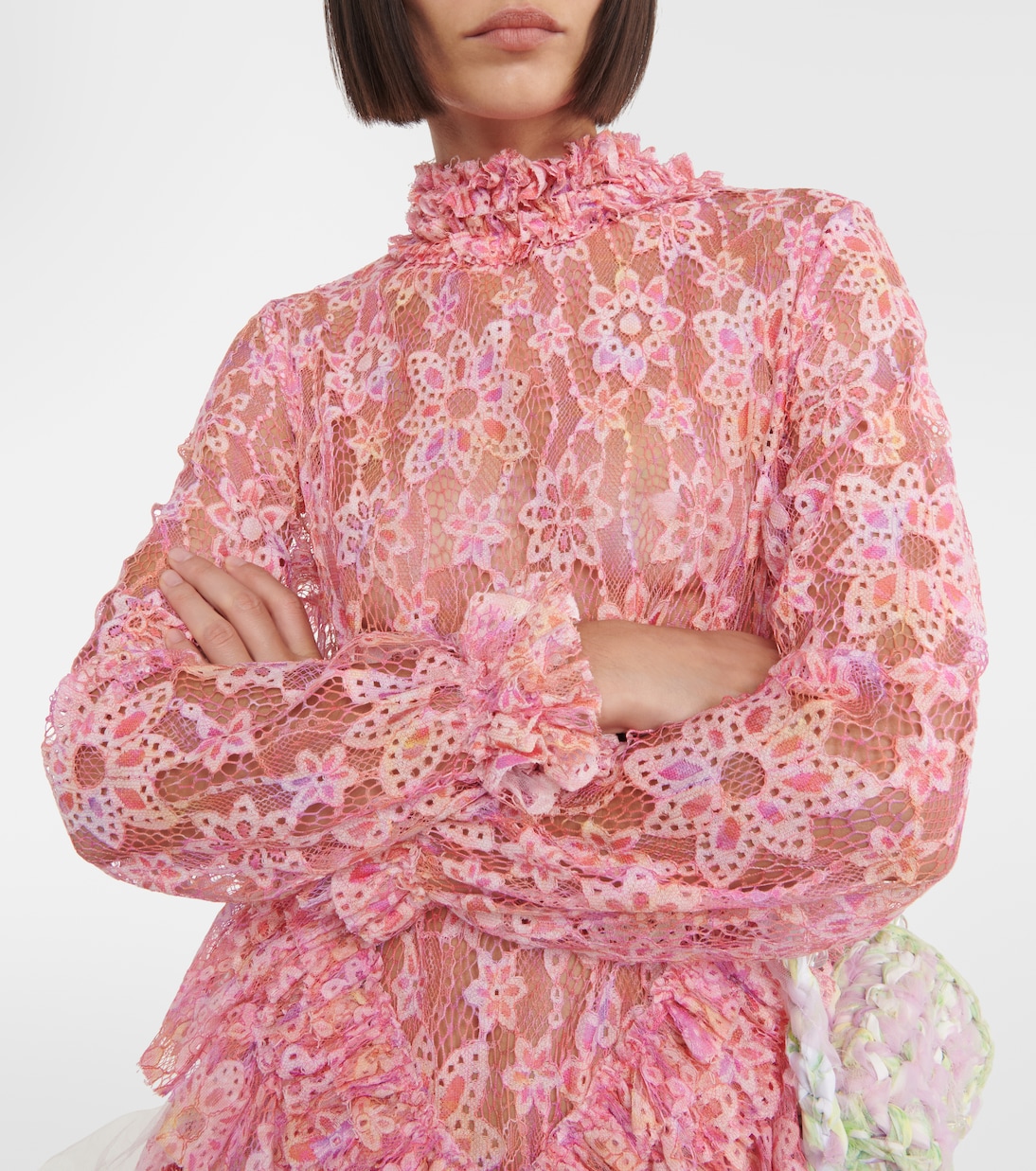 Robe midi en dentelle | Susan Fang