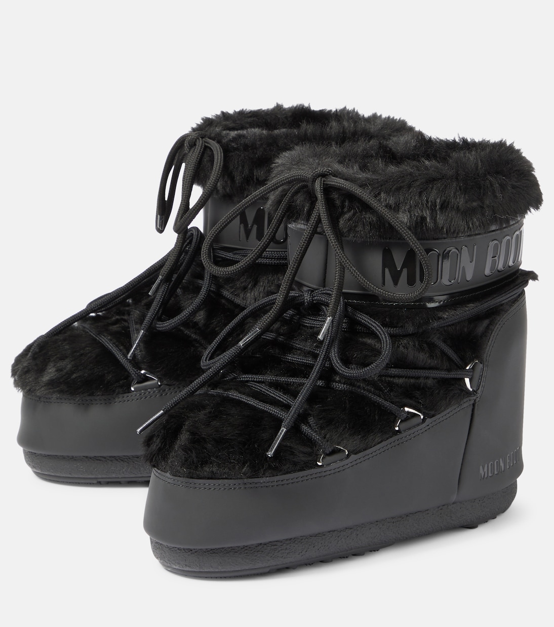 Bottines après-ski Icon Low à fourrure synthétique | Moon Boot