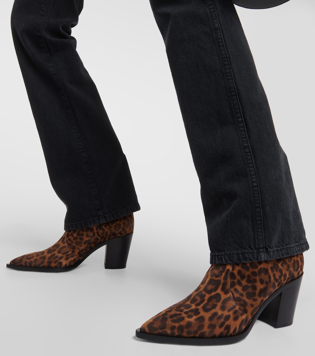 Denver leopard-print leather boots | Gianvito Rossi