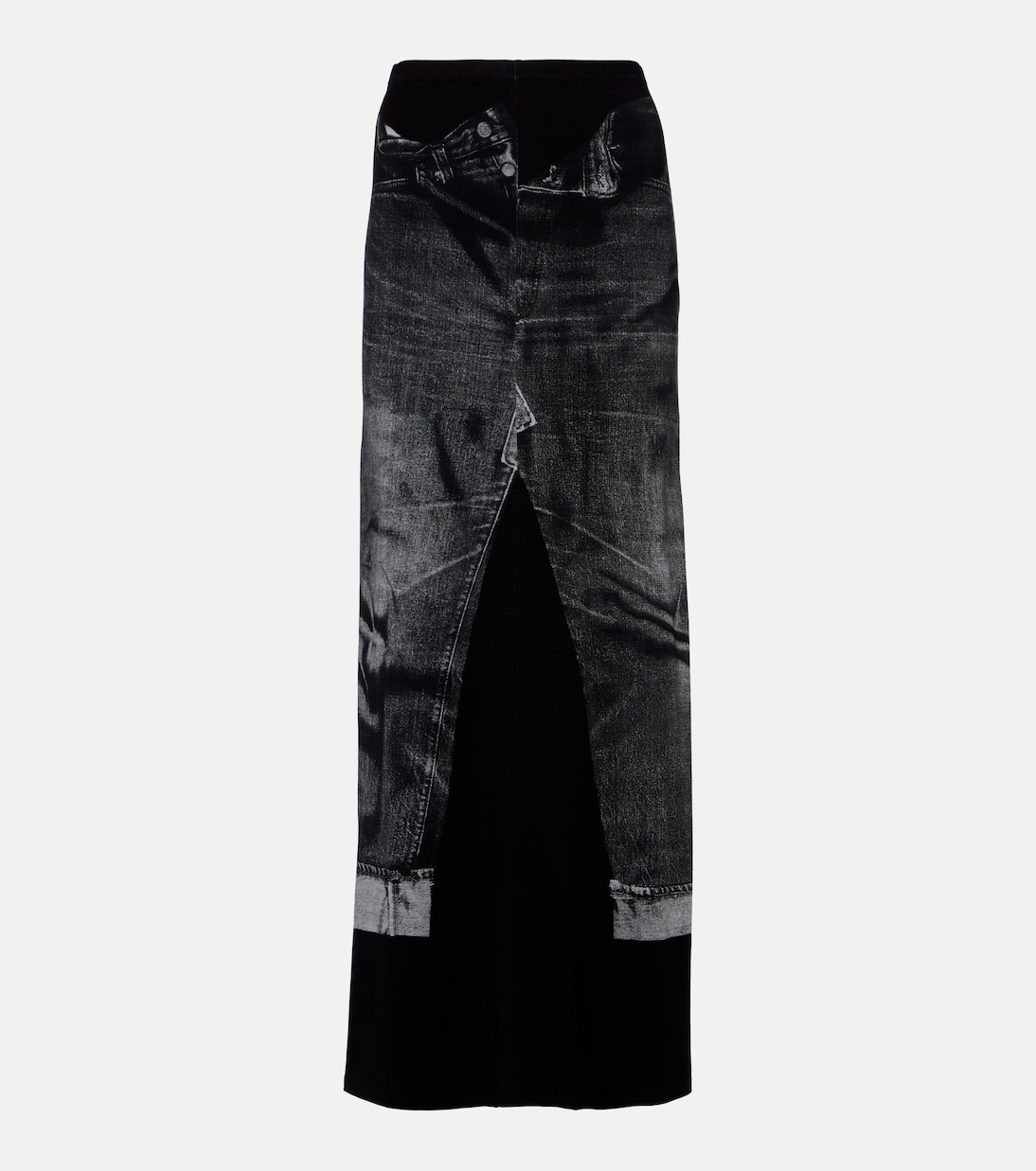 Maxirock aus Jersey | Jean Paul Gaultier