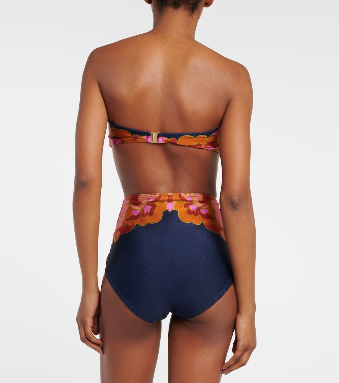 Acadian printed high-rise bikini bottoms | Zimmermann