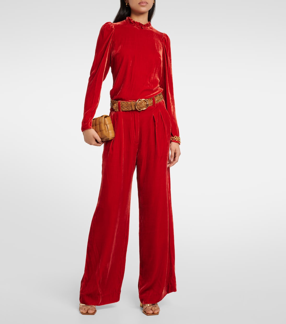 Weite Hose Veronica aus Samt | Ulla Johnson