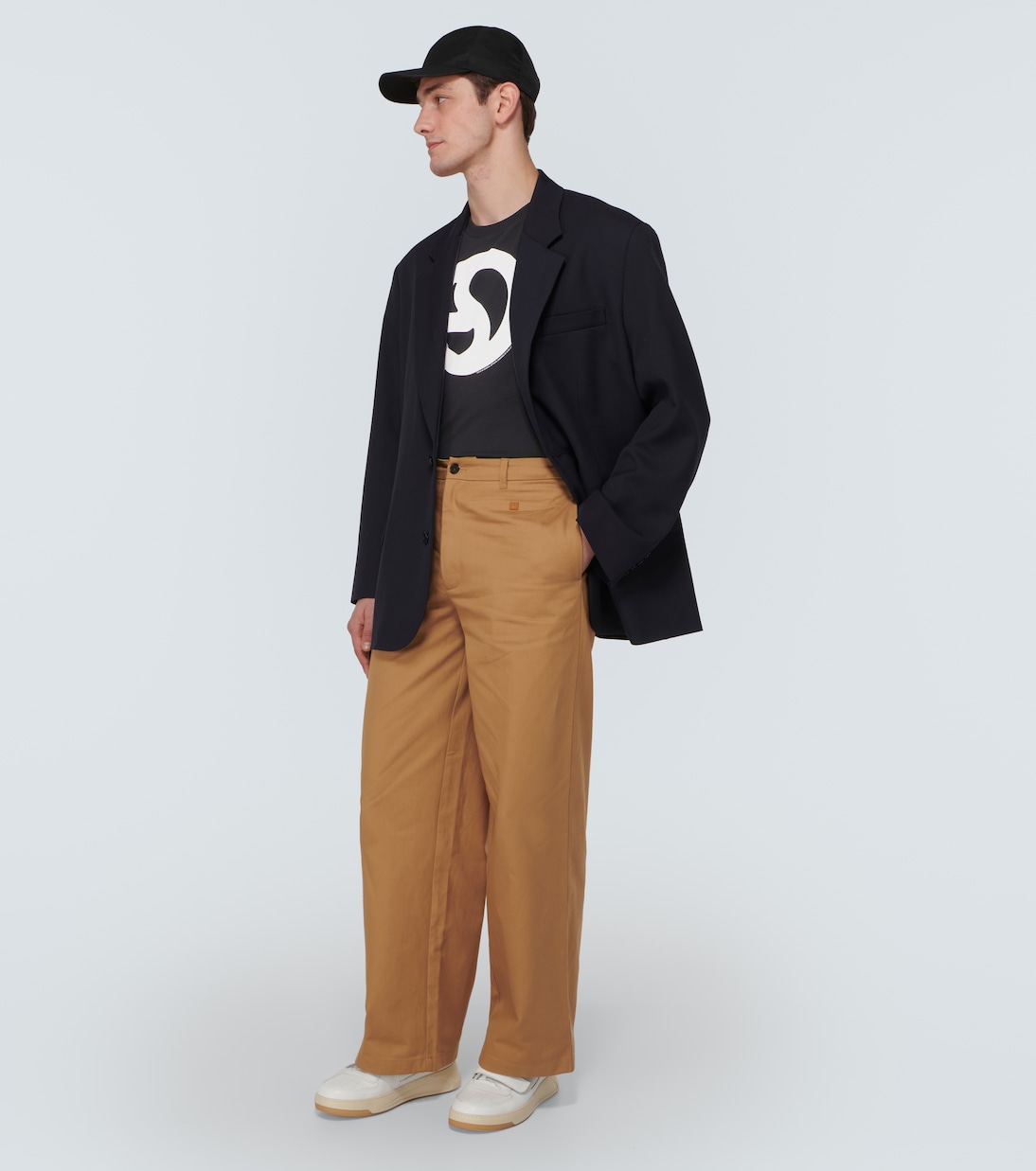 Camiseta en jersey de mezcla de algodón | Acne Studios