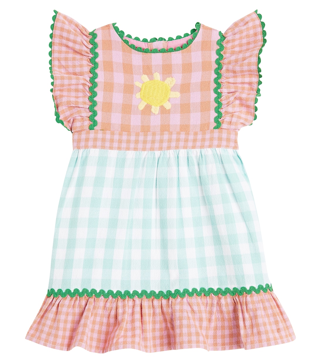 Baby - Abito in cotone con ricamo | Stella McCartney Kids