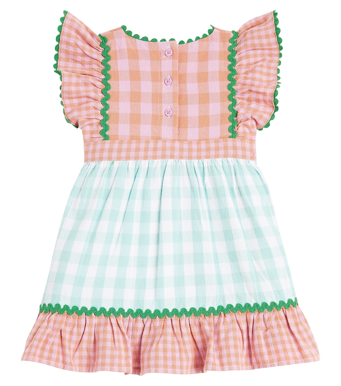 Baby - Abito in cotone con ricamo | Stella McCartney Kids