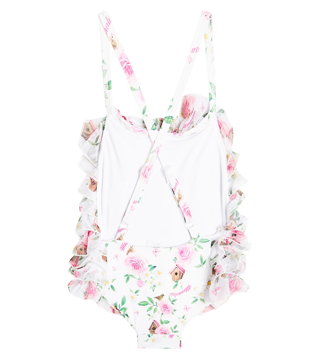 Baby Badeanzug mit Tüll | Monnalisa
